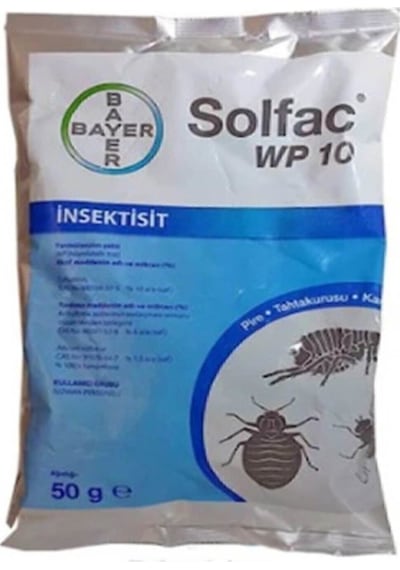 Pire - Kene - Bit - Genel Haşere 50 Gr Solfac Wp 10