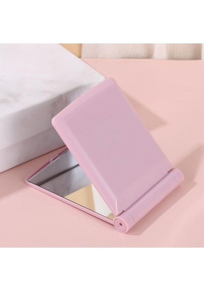 Katlanır Mini Işıklı Makyaj Aynası Cep Çanta Aynası 8 Led Pilli 23a 12v Pil Dahildir Pembe Pembe 10 X 10 Belirtilmemiş