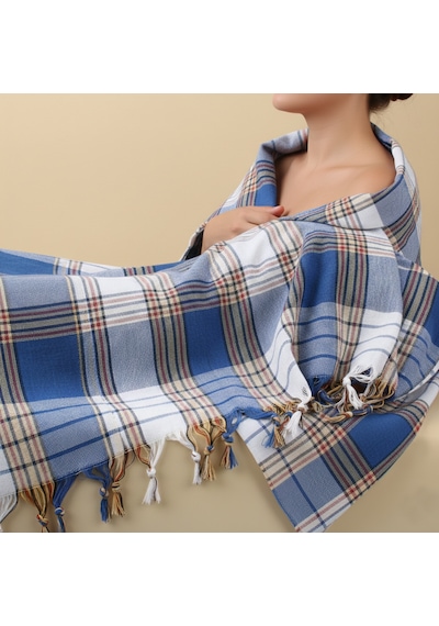 Karagöz Tekstil Geleneksel Peştemal, Gelin Hamamı, Otantik Peştamal 75x165 Cm Mavi 10 Adet Lacivert