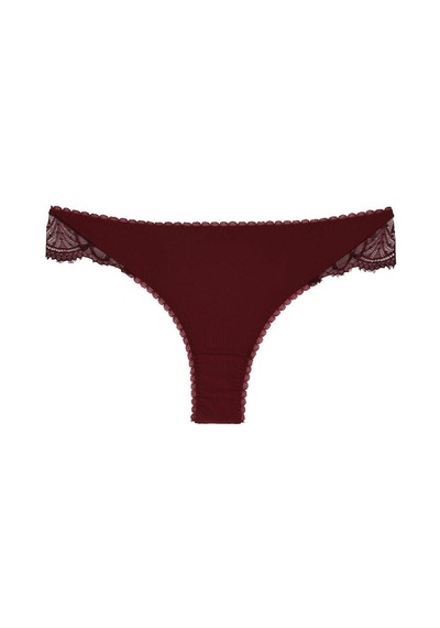 Magic Form 385 Kadın Dantelli Külot- Bordo - 337640877 Bordo