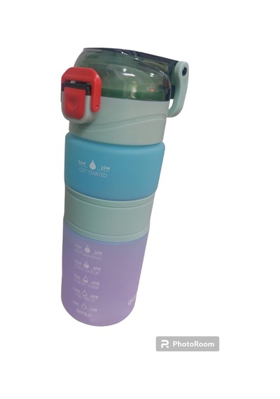 Taros Color Rainbow Matara 600 Ml Siyah Kapaklı