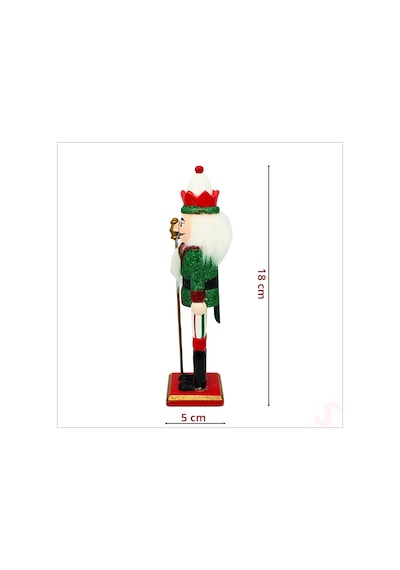 Kurşun Asker, Ahşap Fındıkkıran 18cm - Mızraklı
