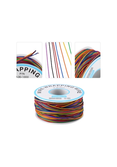 280 Metre 8 Renk 0.25mm Tel Kalınlığı 30awg Makara Atlama