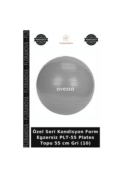 Özel Seri Kondisyon Form Egzersiz Plt-55 Plates Topu 55 Cm Gri 10