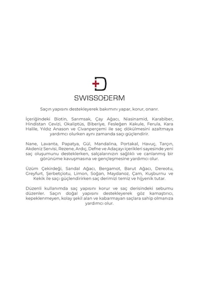 Swissoderm Dökülme Karşıtı Şampuan 300 ML
