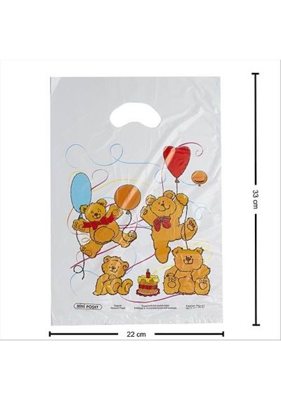 22x33 - 427 - El Tutma Poşet Paketi - Spt-gld - 100-lü Sarı