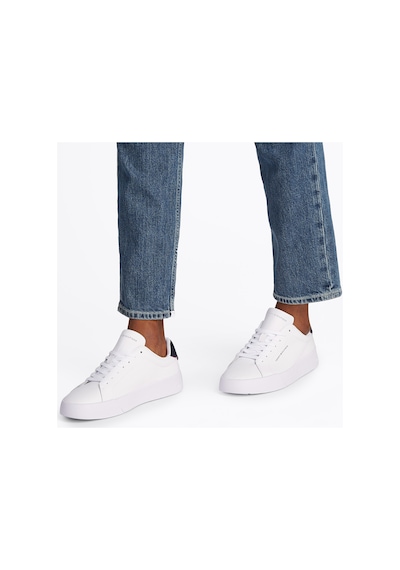 Tommy Hilfiger Court Leather Erkek Beyaz Sneaker 026 Fm0fm05367 Beyaz