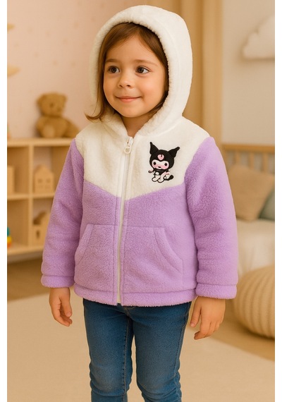 Uğur Bebe Kuromi Desenli, Kapüşonlu, Fermuarlı, Çift Cepli Yumuşak Pelüş Hırka Sıcacık Ve Rahat Çocuk Montu Çok Renkli Çok Renkli Uğur Bebe Kuromi Desenli, Kapüşonlu, Fermuarlı, Çift Cepli Yumuşak Pelüş Hırka Sıcacık Ve Rahat Çocuk Montu Çok Renkli Çok Renkli