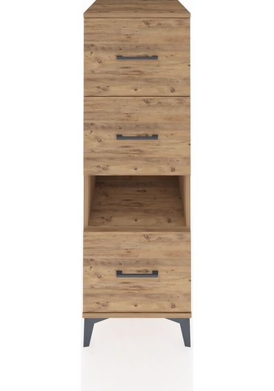 Kronos Dolap Tek Raflı 3 Çekmeceli 44x59x134 Çam-çam Çam Kronos Dolap Tek Raflı 3 Çekmeceli 44x59x134 Çam-çam Çam