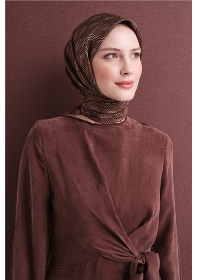 Armine Saf İpek Twill Eşarp 9626d 02 Açık Lila