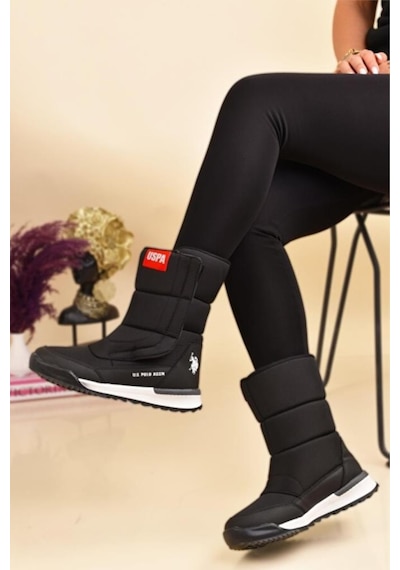 U.S. Polo Assn. U.s Polo Assn. Clark 4pr 101812631 Kadın Kar Botu Siyah 36-40 001