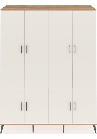 Hyperion Gardrop 10 Raflı 8 Kapaklı 176x44x221 Çam-aytaşı/çam Aytaşı/çam Hyperion Gardrop 10 Raflı 8 Kapaklı 176x44x221 Çam-aytaşı/çam Aytaşı/çam