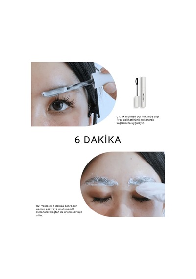 Evde Kaş Laminasyon Ve Lifting Seti - Tough Brow Lift Perm Ffffff