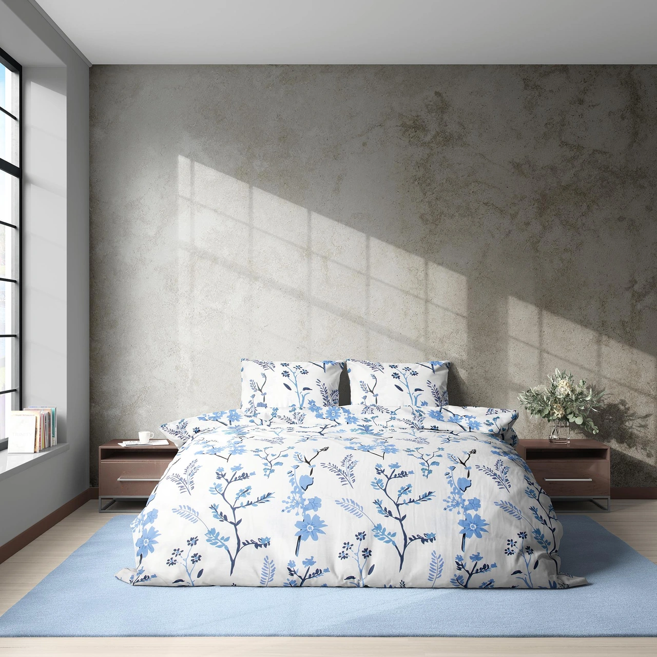 Cotton Collection Ranforce Nevresim Takımı Bahar Çok Renkli