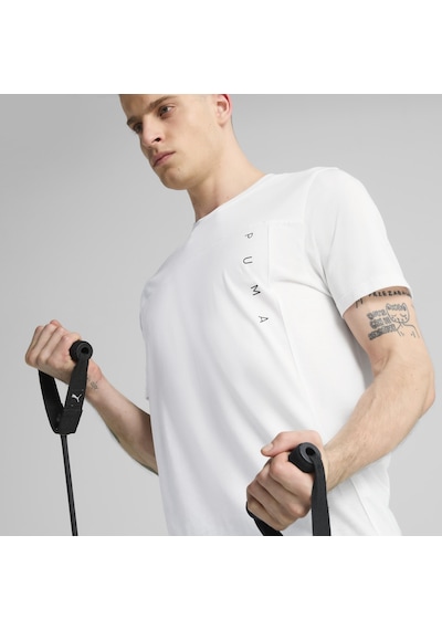Puma Tad Tech Triblend Tee Erkek Tişört Beyaz