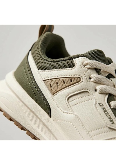 Ms Premium 043261431 Erkek Spor Ayakkabı Ivory Dark Tea Green