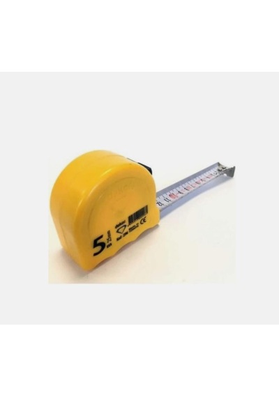 Dekor 5 Metre 25 Mm, Dekor Şerit Metre Sarı No: 296 5 M