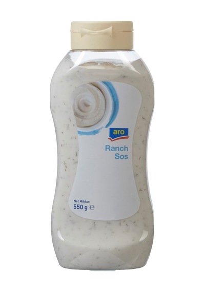 Aro Ranch Sos 550 G - Kremsi Ve Lezzetli Salata Sosu 3'li Ekonomik Paket - 3 Adet Tarı