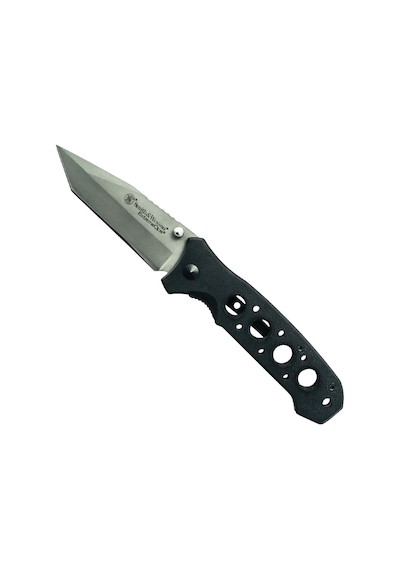 Smith Kamp & Wesson Tanto Point Handle Clam Folding Knife - Ck13tcp Siyah