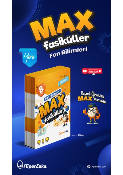 2027 8. Sınıf Fen Bilimleri Max Fasiküller |Aysun Aslan