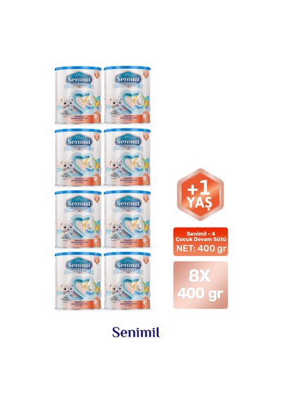 Senimil 4 Çocuk Devam Sütü 400 G 8 Adet