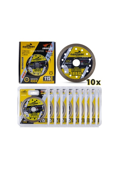 Dawreek Dt008cd 115mm Profesyonel İnce Turbo Elmas Testere Porselen-seramik-mermer