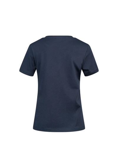 2as Alone Baskılı V Yaka Kadın T-shirt 413 Lacivert