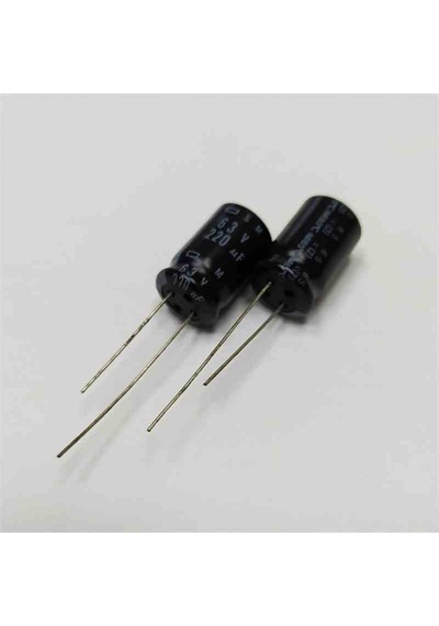 220mf 63v 12.5x20 Nippon Elko Kondansatör 50 Adet
