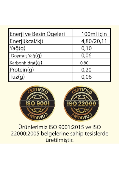Hanzade Bitkisel Ceviz Sirkesi 500 ML