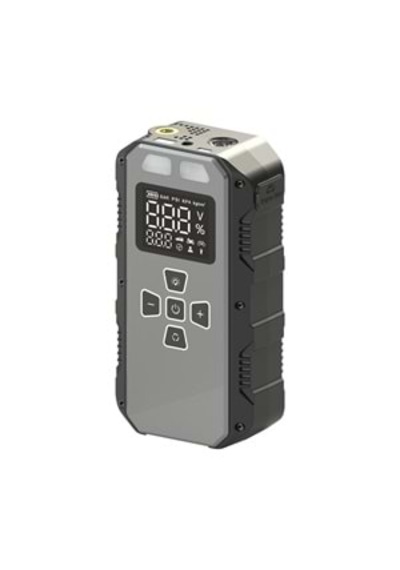 S-link Akt2027 Koyu Gri 8000mah 150 Psi 4 İn1 Powerbank+ Led Işıklastik Sisirme Ve Akü Takviye Cihazı