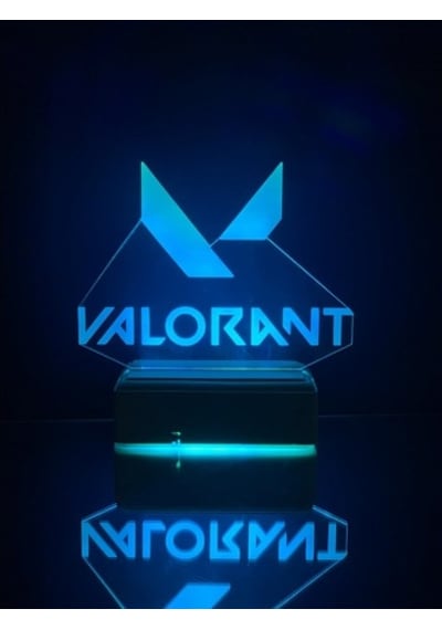 Özel Tasarım Valorant Hediye Gece Led Lambası