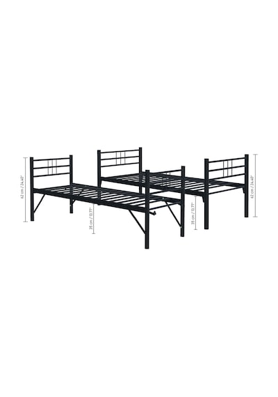 Bedliga Yavrulu Ikiz Tek Kişilik - Çift Kişilik Metal Karyola
