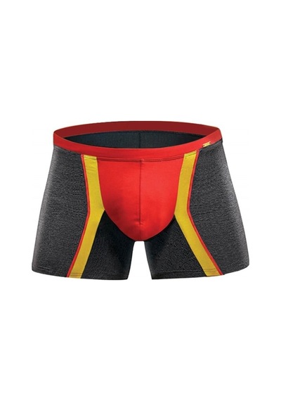 Doreanse 1720 Erkek Modal Çizgili Torbalı Kırmızı Boxer