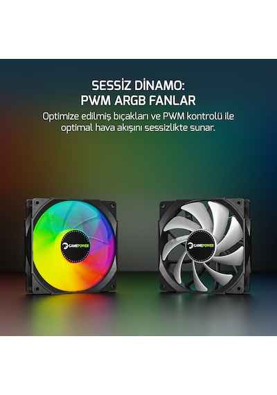 Gamepower Skadi V2 240 Argb 240mm Sıvı İşlemci Soğutucusu Am5 Ve