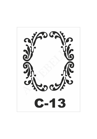 C-13 Artebella Stencil 15X20 CM