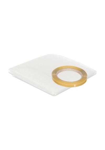 Forvet Çift Kanat Cırtlı Sineklik Pencere Seti 125x150 Cm + 5.6 Metre Bant Hediyeli