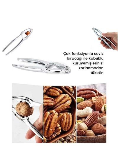 Yakut Fındık Ve Ceviz Kıracağı Pense Model Metal Küçük Kıracak Kabuklu Yemiş Vb Kıracağı 14,9cm X 3,6cm