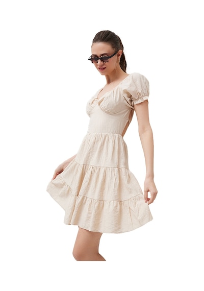 Loft Regular Fit Kadın Elbise LF2031925  Bej