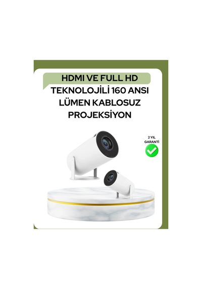 Ultra Pro Full Hd Ve 4k Destekli 130 İnç Projeksiyon Cihazı Çok Renkli