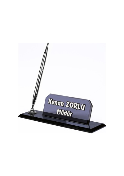 Elf Kristal Masaüstü İsimlik Büro Ofis Masa İsimliği