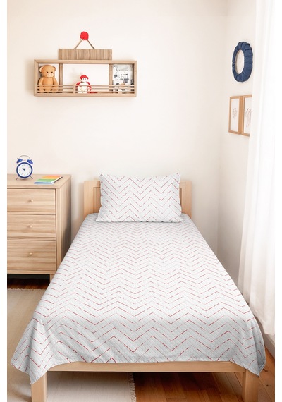 Beyaz Geometrik Tek Kişilik Dekoratif Pike Takımı - Kırmızı Zigzag Çizgili 160x220 Cm Yatak Örtüsü Dumanlı Eşik Fısıltısı Beyaz Geometrik Tek Kişilik Dekoratif Pike Takımı - Kırmızı Zigzag Çizgili 160x220 Cm Yatak Örtüsü Dumanlı Eşik Fısıltısı