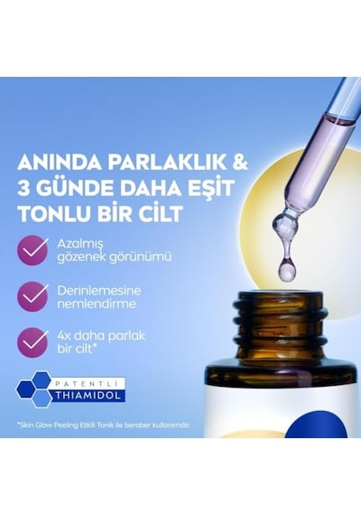 Nıvea Luminous630 Skin Glow Anında Aydınlatıcı Serum, 30 Ml, Eşit Cilt Tonu,nemlendirme,leke Karşıtı Thiamidol,niasinamid,aloe Vera
