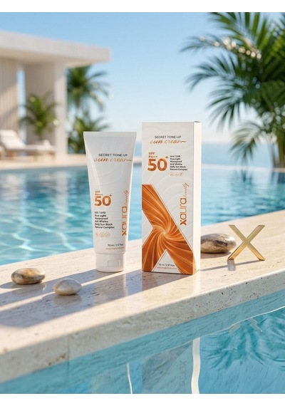 X-aura Beauty Secret Tone-up Güneş Kremi Spf 50+ Pa++++ 70 Ml - Aydınlatıcı & Leke Karşıtı