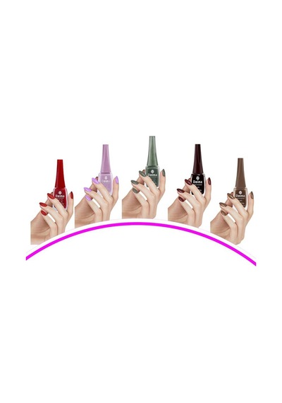 5 Adet Keratinli Besleyici Oje 14 Ml Set13 Diğer