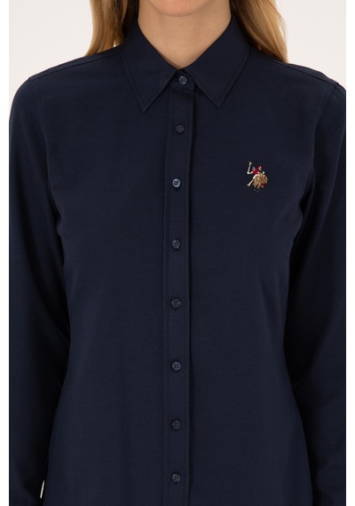 U.s. Polo Assn. Kadın Lacivert Gömlek Basic 50308043-vr033 Lacivert
