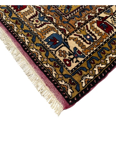El Dokuma Koleksiyonluk Özel Yahyalı Halısı 126x230 Büyün Yün Halı