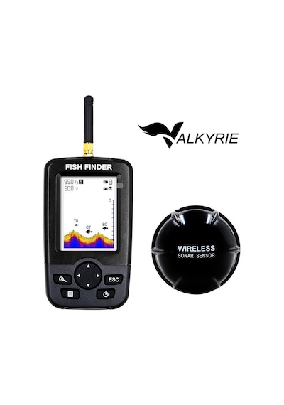 Wireless Balık Bulucu Akıllı Sonar Teknolojisi Lcd Ekranlı Kablosuz Balık Tespit Cihazı