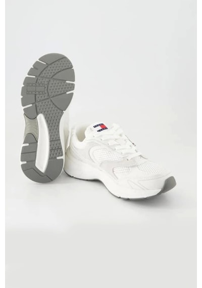 Tommy Hilfiger Tommy Jeans Kadın Bej Mesh Panel Sneaker Bej