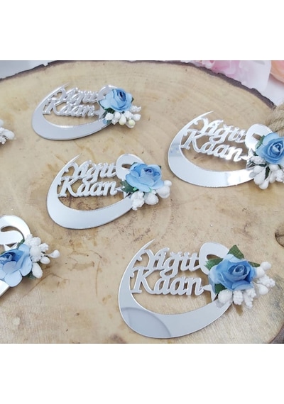 Vav Harfi Kişiye Özel İsimli Bebek Doğum Hediyesi 30 Adet