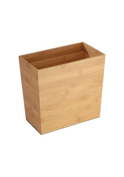Idesign Formbu Dikdörtgen Çöp Kovası Bambu